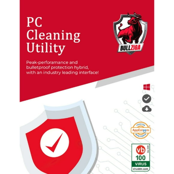 BullZIGA PC Cleaning Utility for Windows (PC Software)1-Year | 1-Device